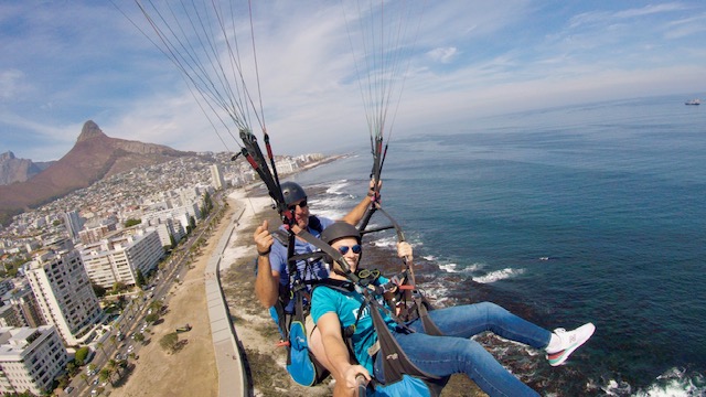 parasailing